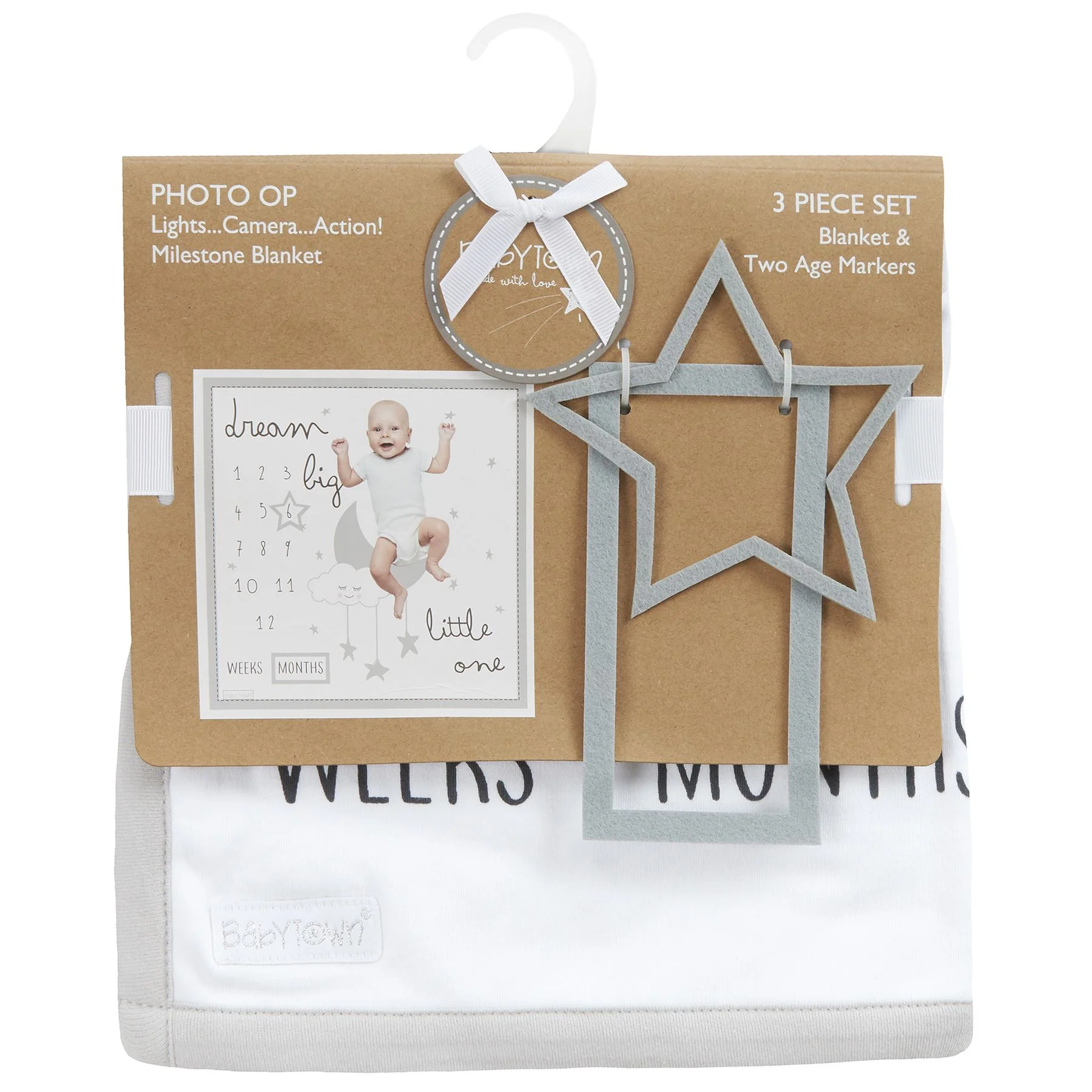 Babytown Age Milestone Blanket Set - Image 5