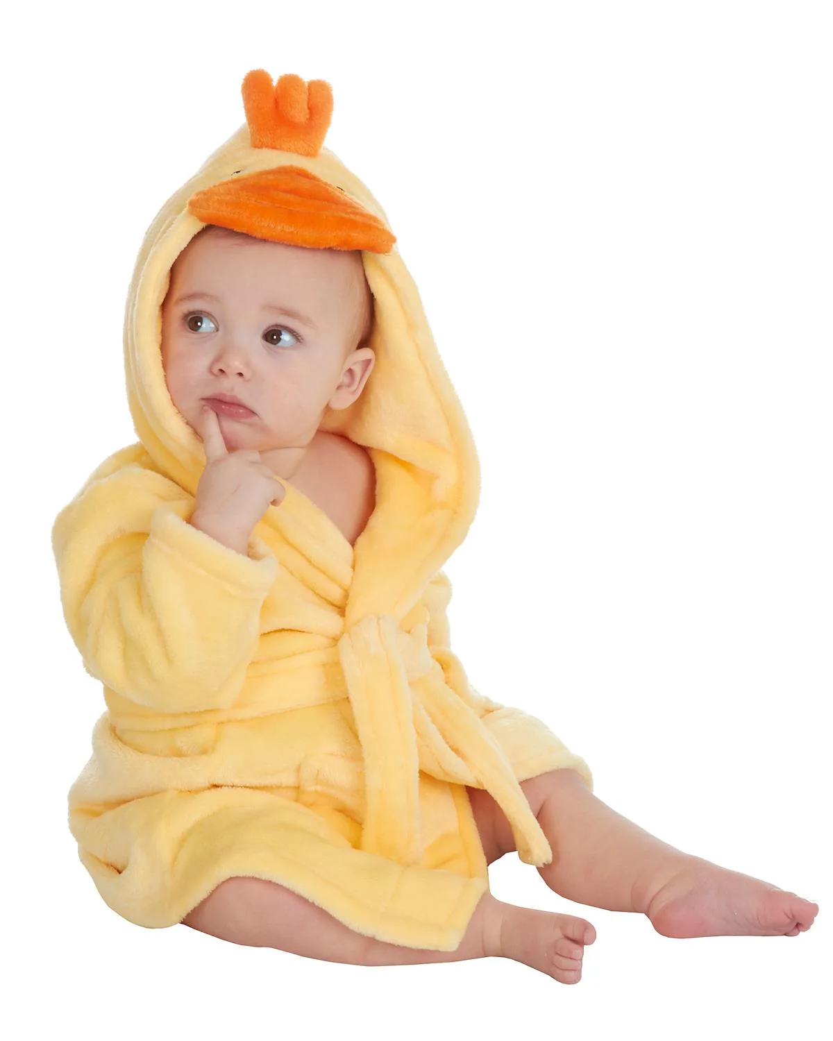 Babytown Yellow Duck Fleece Dressing Gown - Image 3