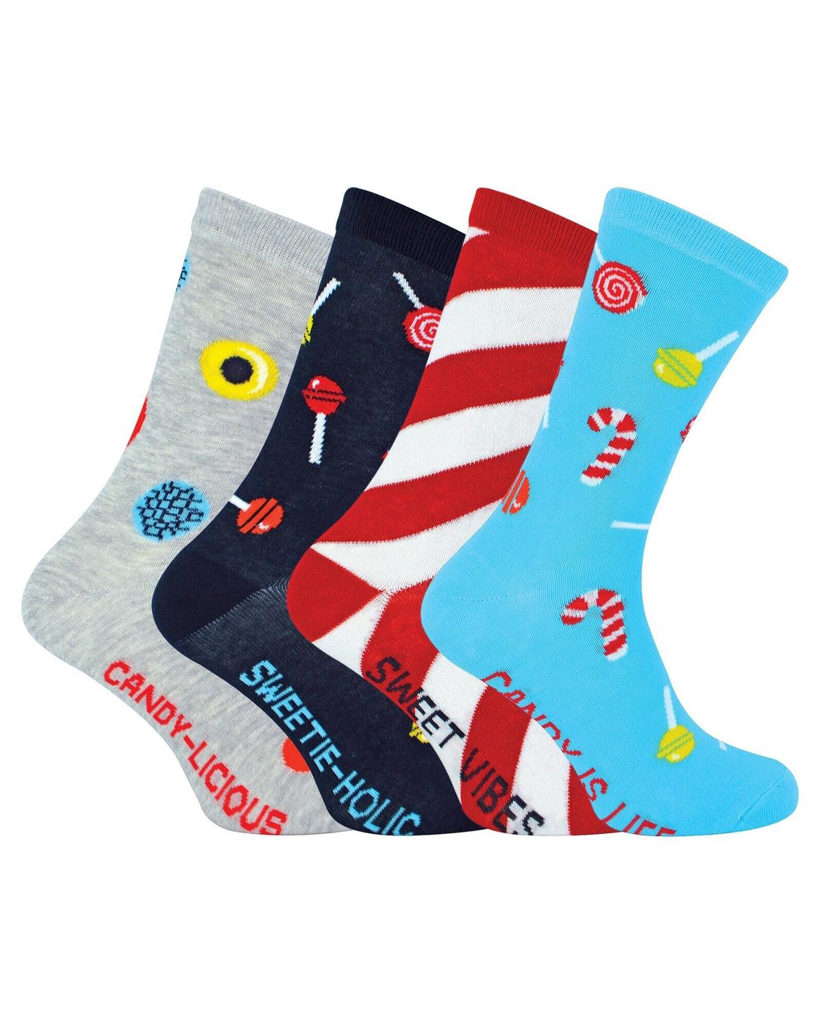 Boxt Socks Mens 4 Pack Sweet Shop Gift Set - Image 3