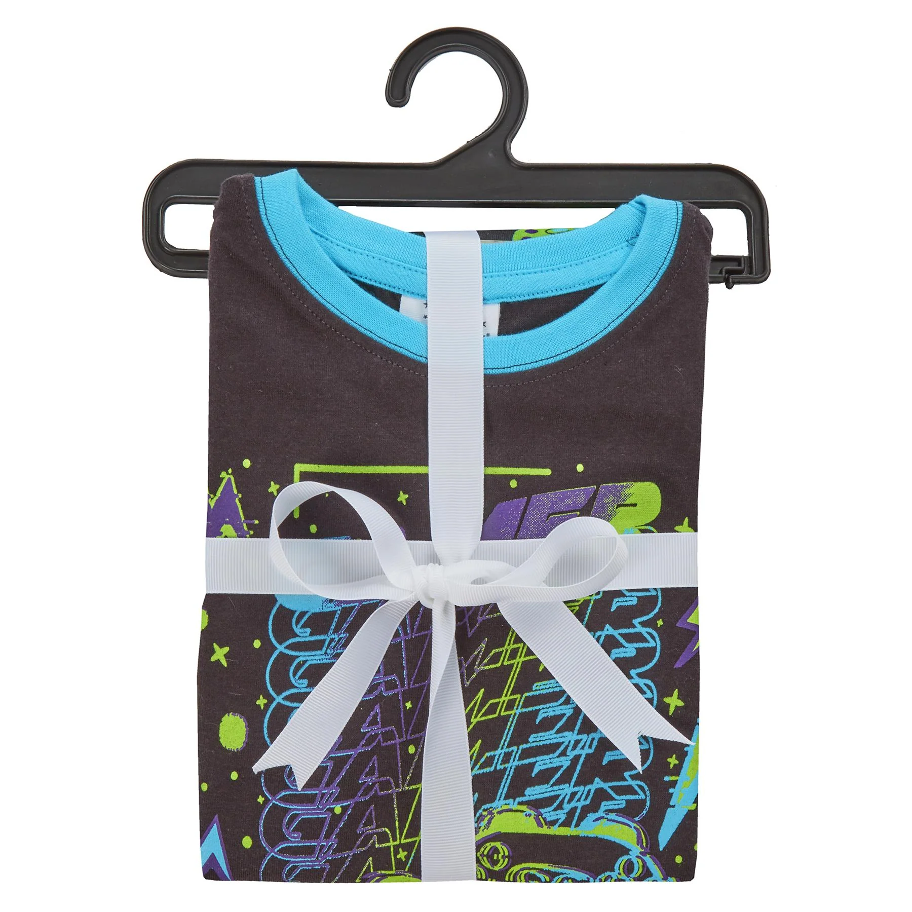 Boys Black Gaming Long Pyjamas - Image 4