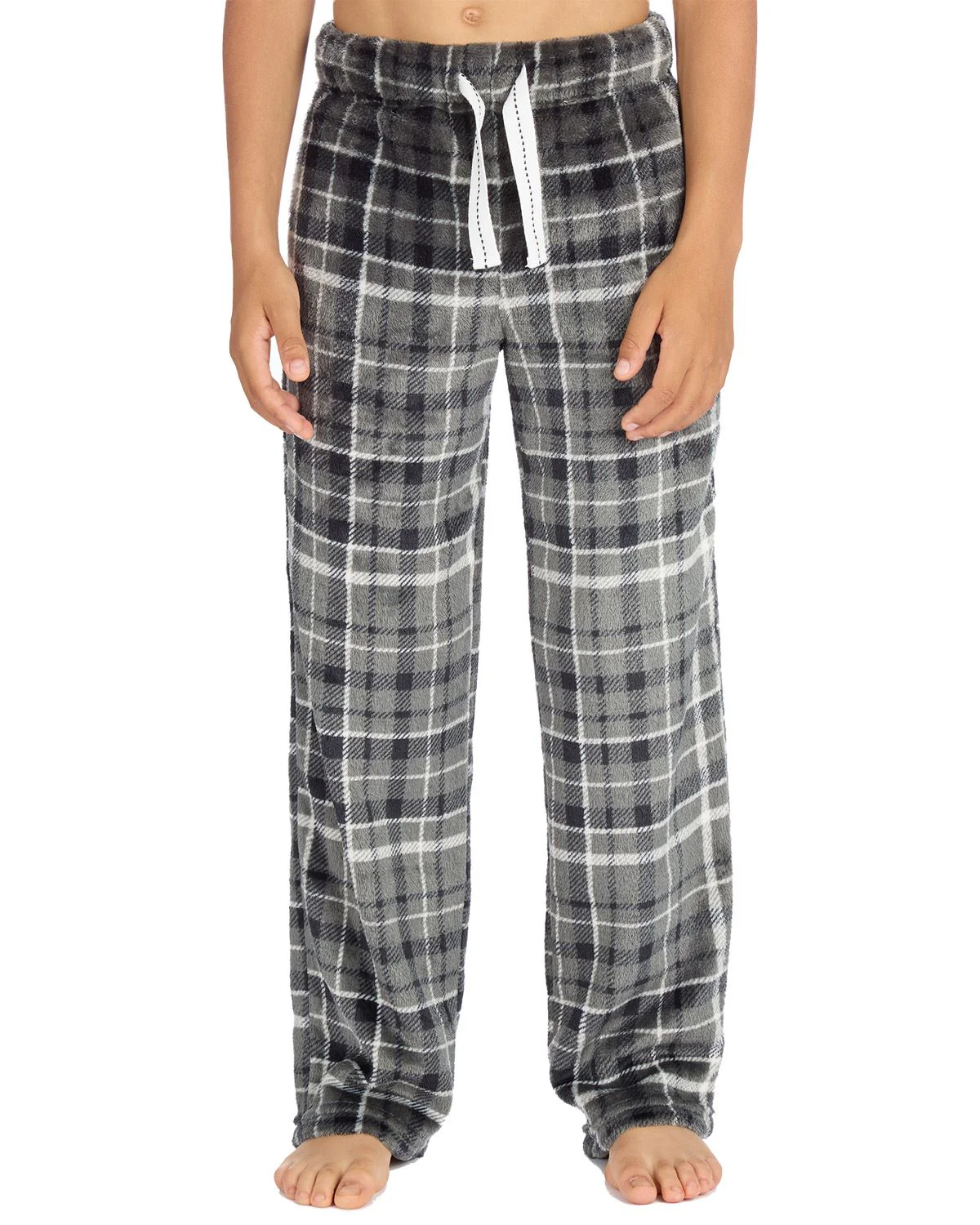 Cargo Bay Boys Polished Fleece Check Lounge Pants - Image 10