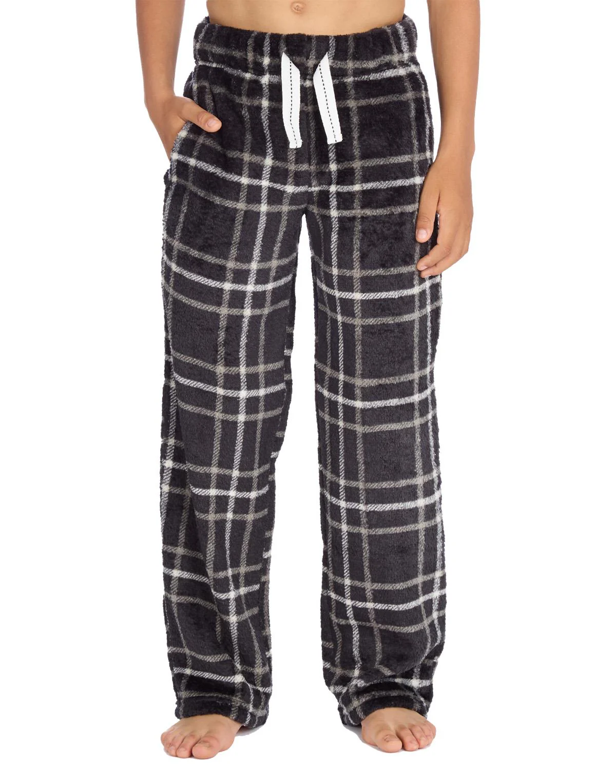 Cargo Bay Boys Polished Fleece Check Lounge Pants - Image 15