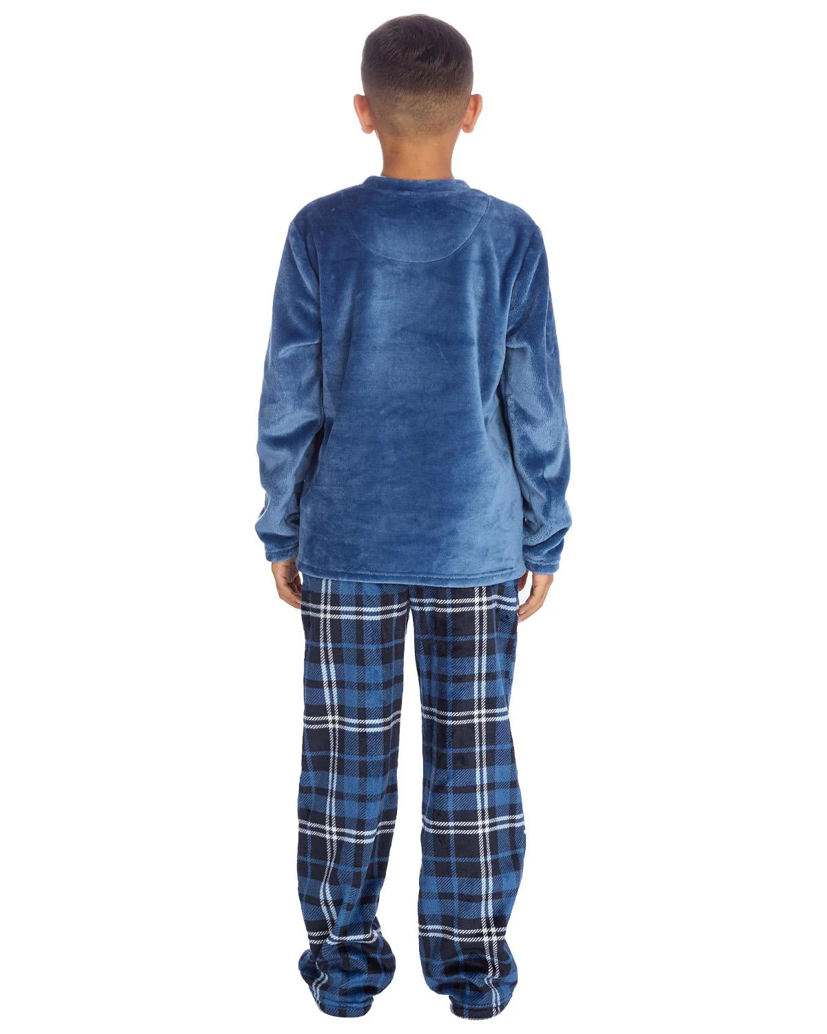 Cargo Bay Boys Polished Fleece Check Pyjamas - Image 24