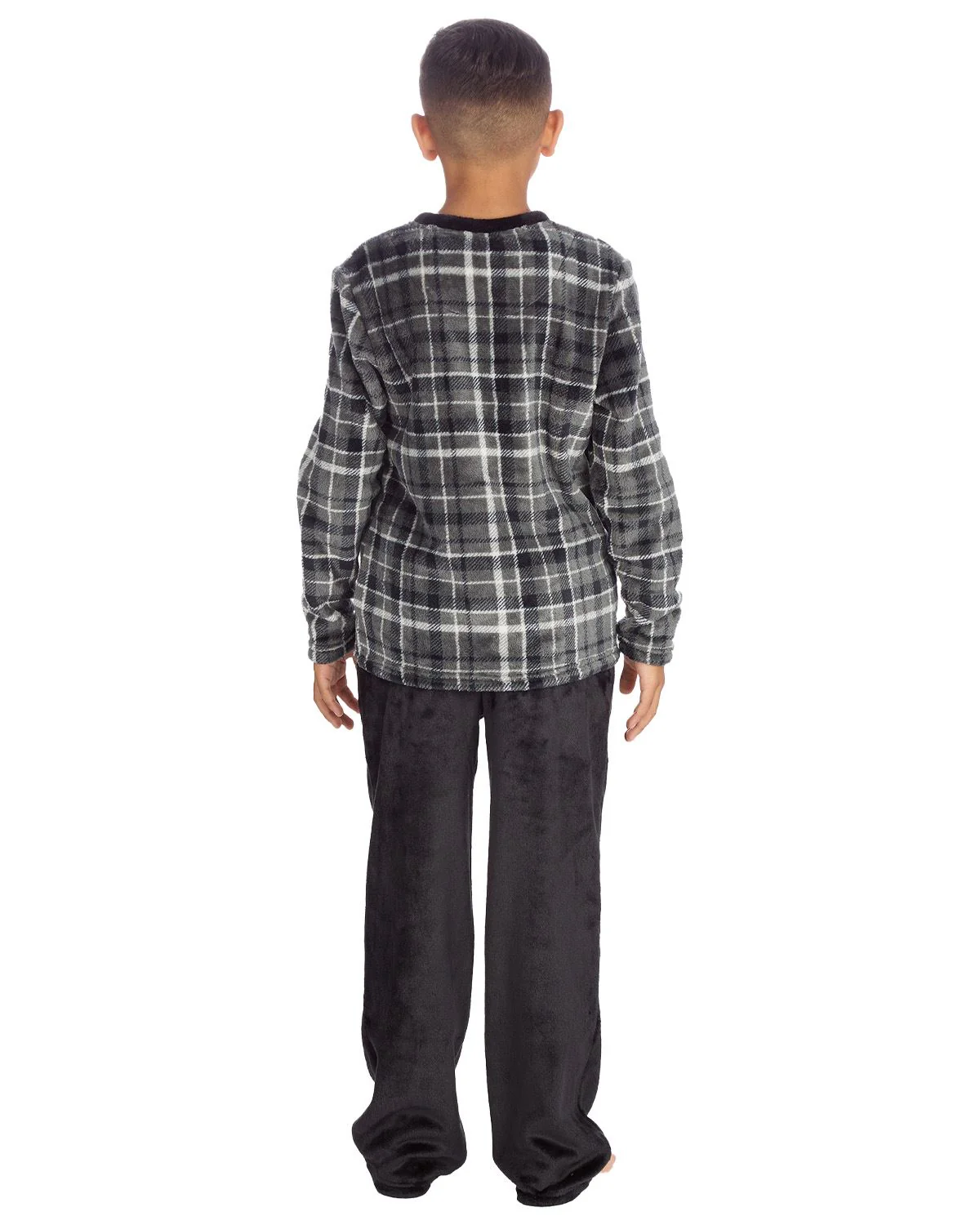 Cargo Bay Boys Polished Fleece Check Pyjamas - Image 27