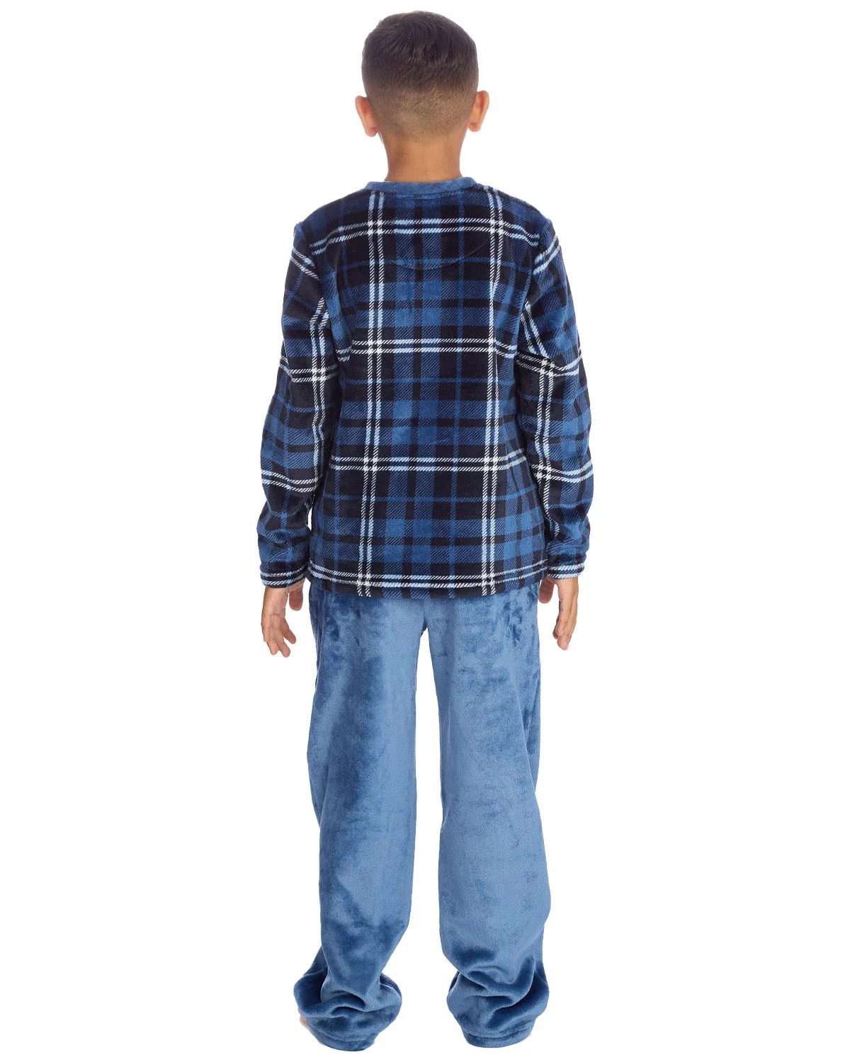 Cargo Bay Boys Polished Fleece Check Pyjamas - Image 29