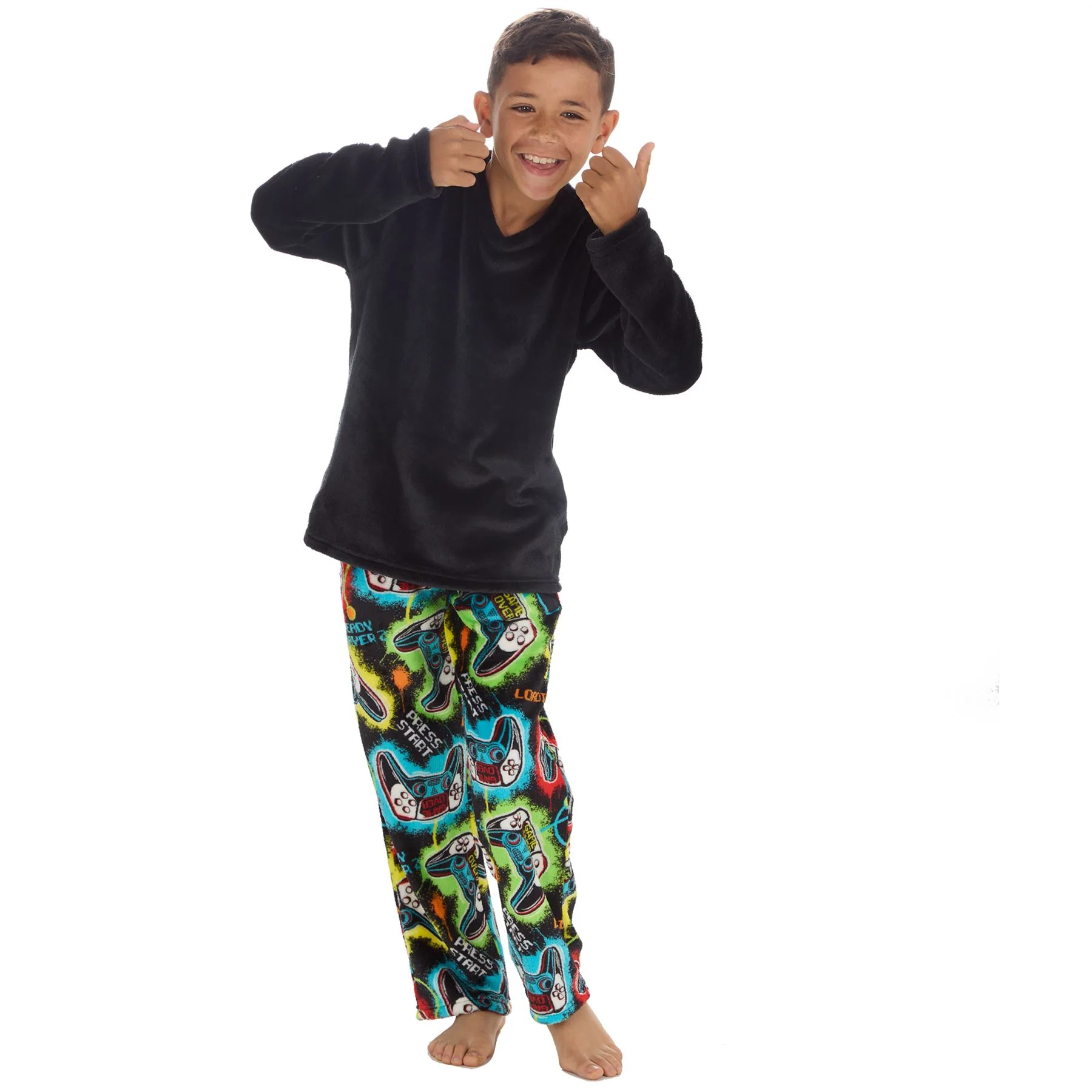 Cargo Bay Boys Polished Fleece Gaming Pyjamas - Image 3
