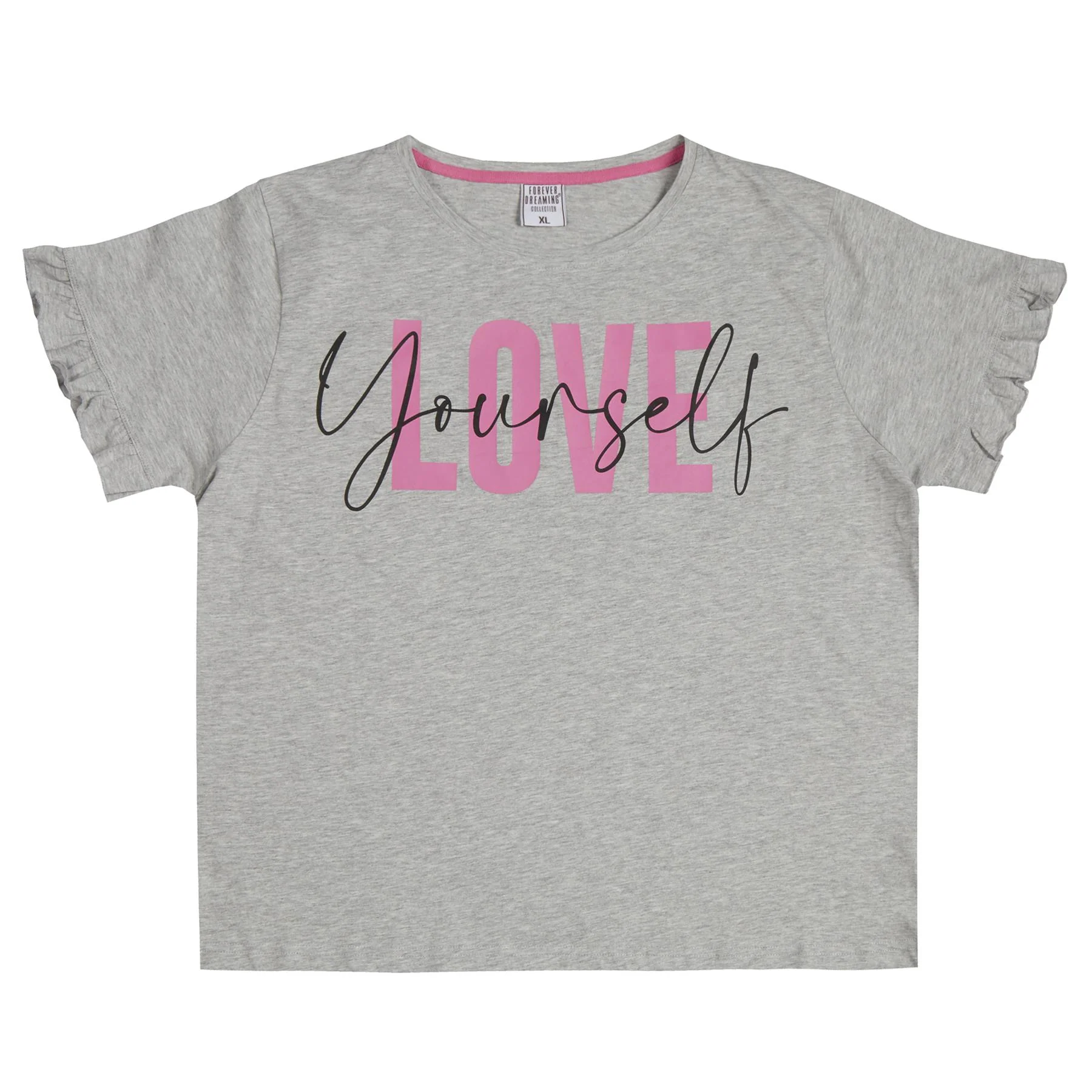 Forever Dreaming Plus Size 'Love Yourself' Short Pyjamas - Image 5