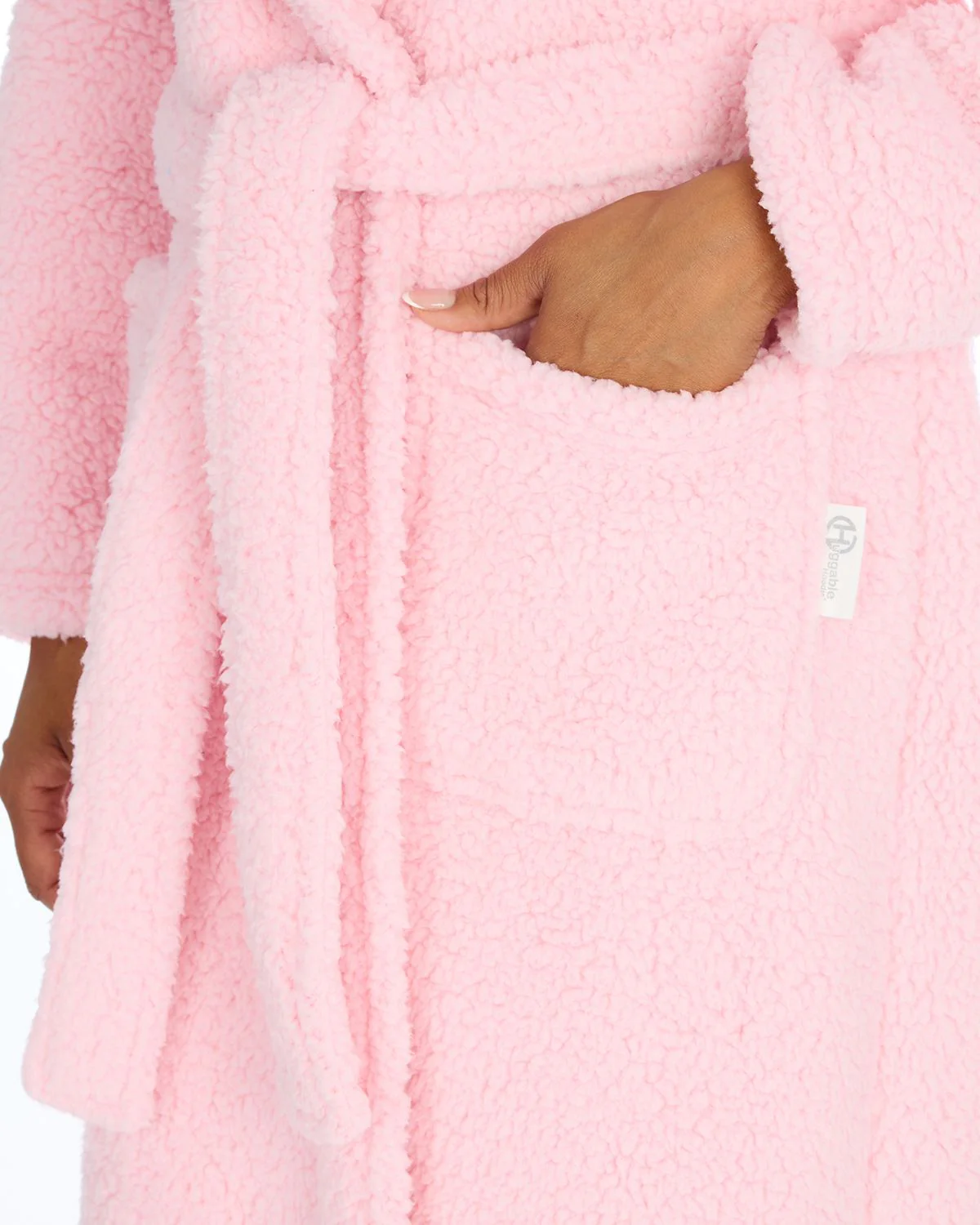Huggable Womens Borg Dressing Gown - Image 15
