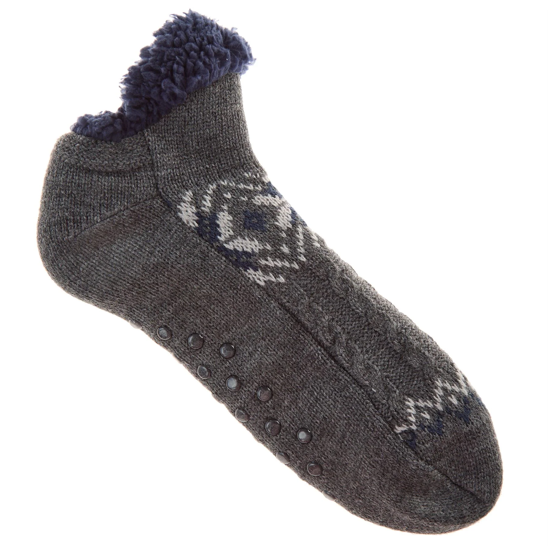 Pierre Roche Mens Sherpa Lined Ankle Socks - Image 12