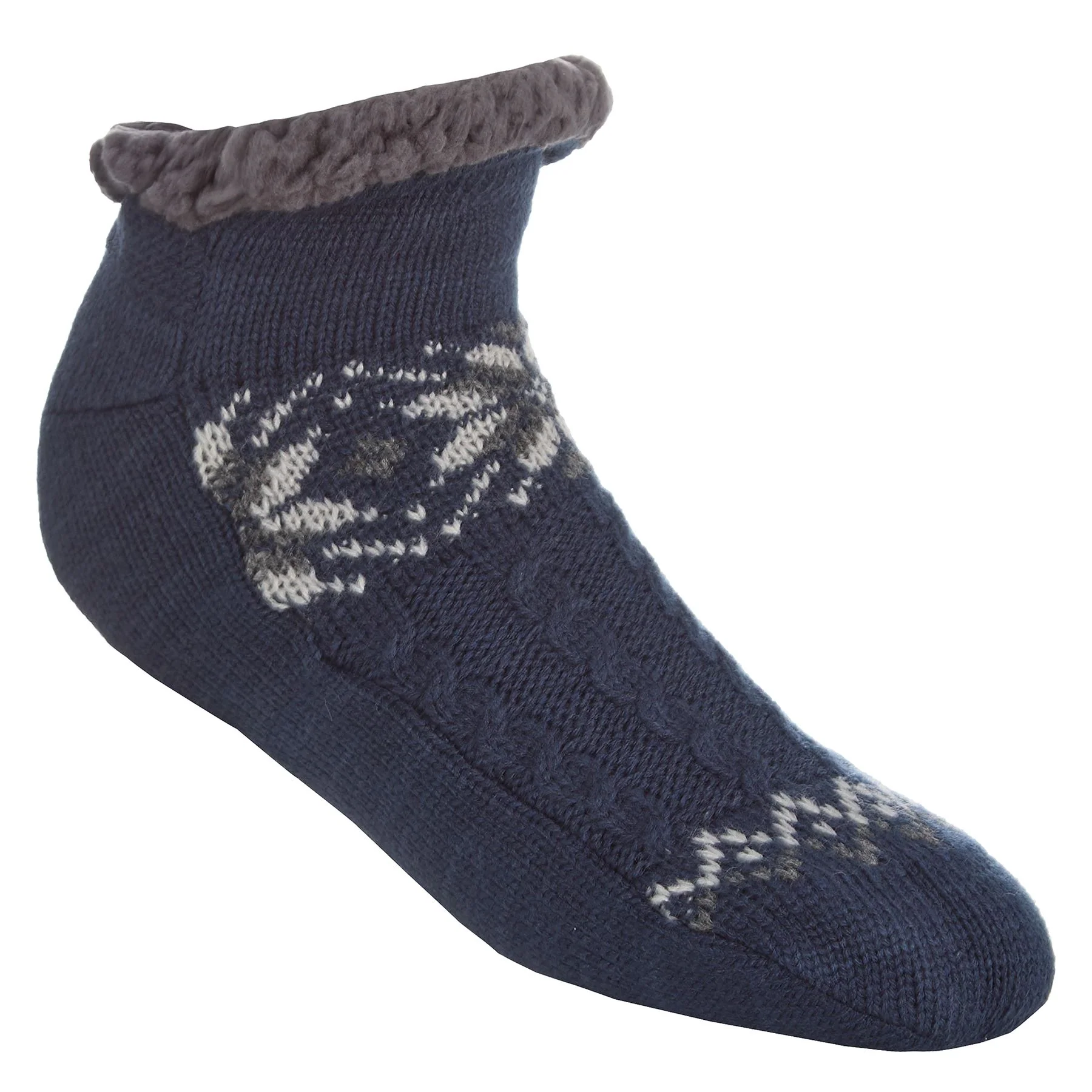 Pierre Roche Mens Sherpa Lined Ankle Socks - Image 4