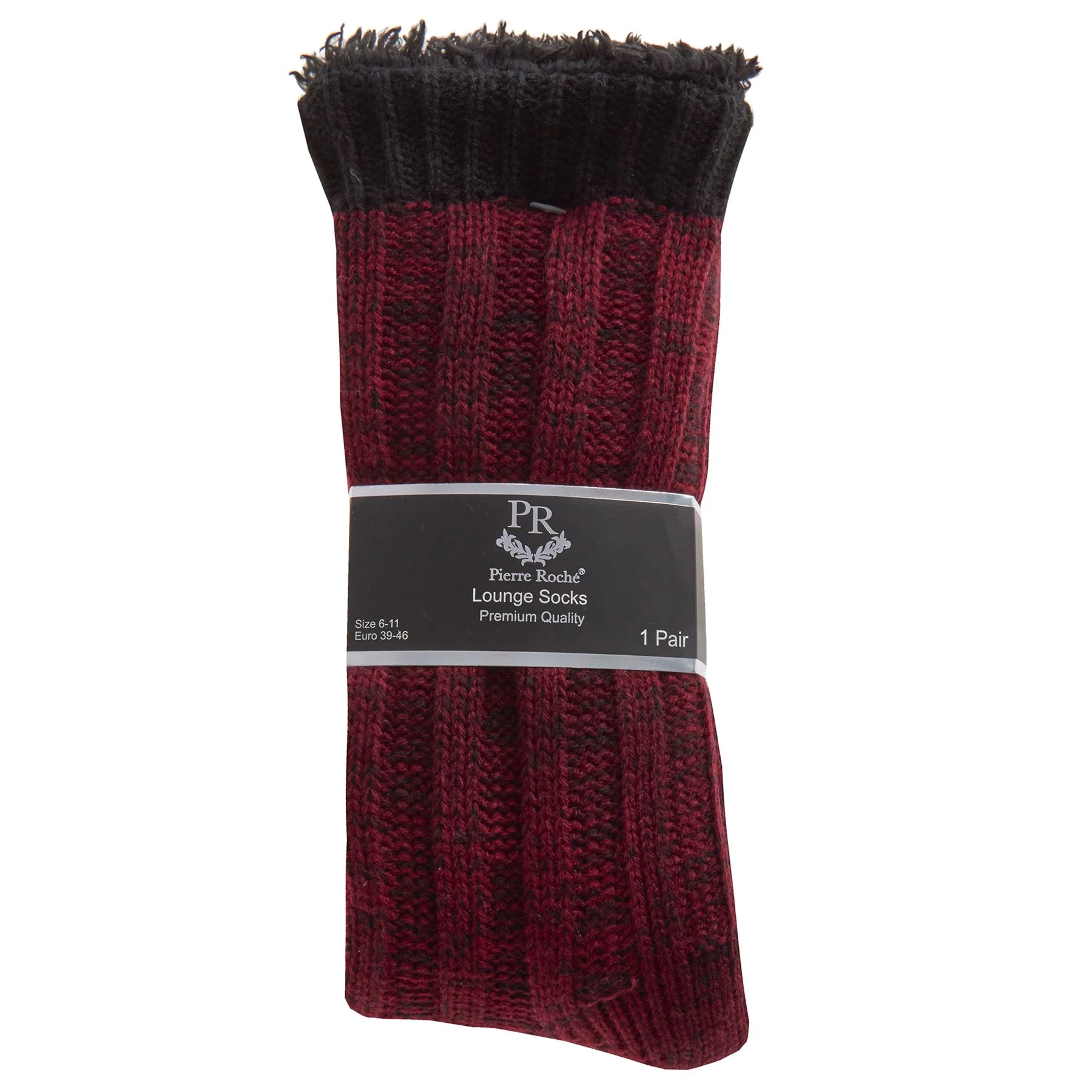 Pierre Roche Mens Sherpa Lined Lounge Socks - Image 6