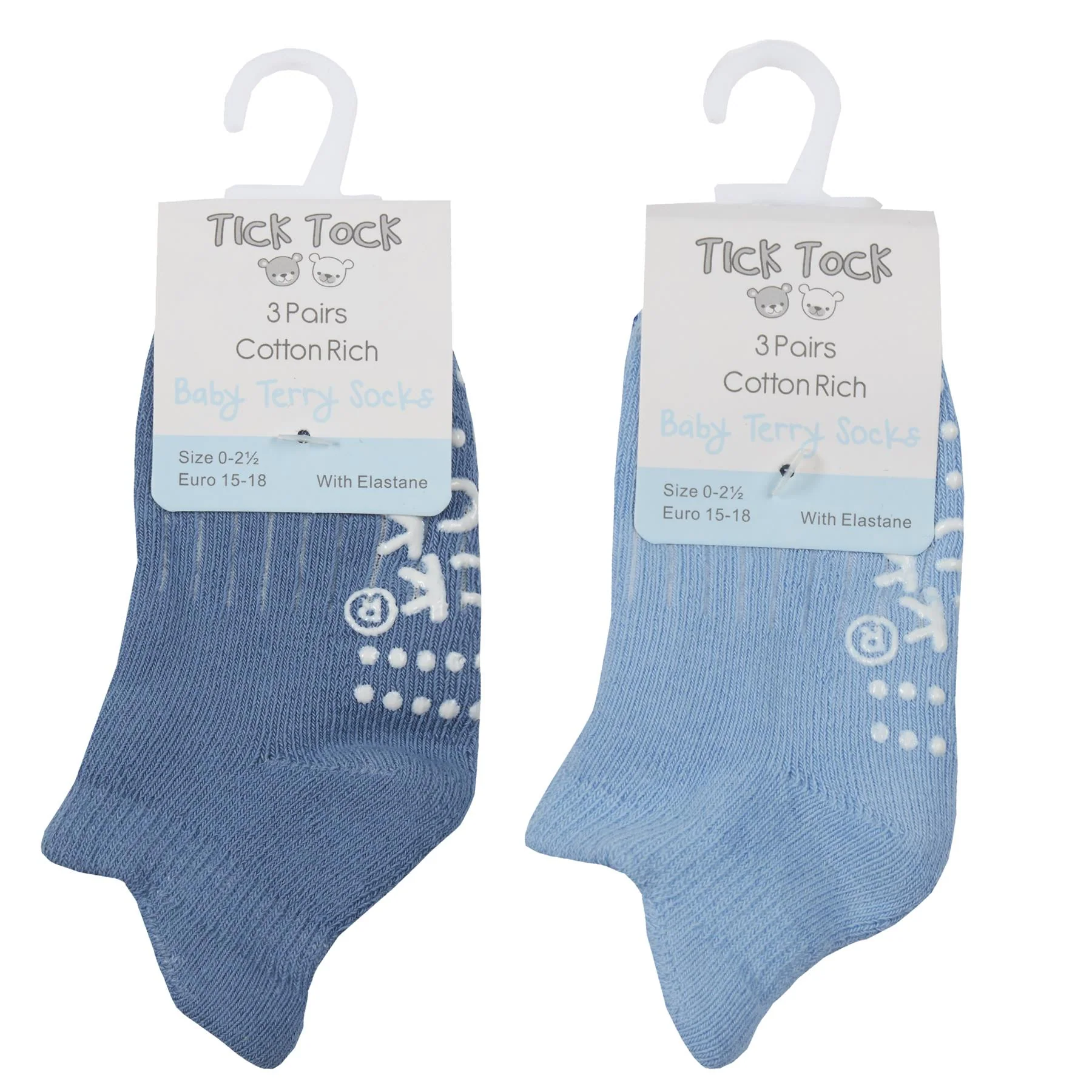 Tick Tock 6 Pairs Baby Terry Cotton Socks - Image 10