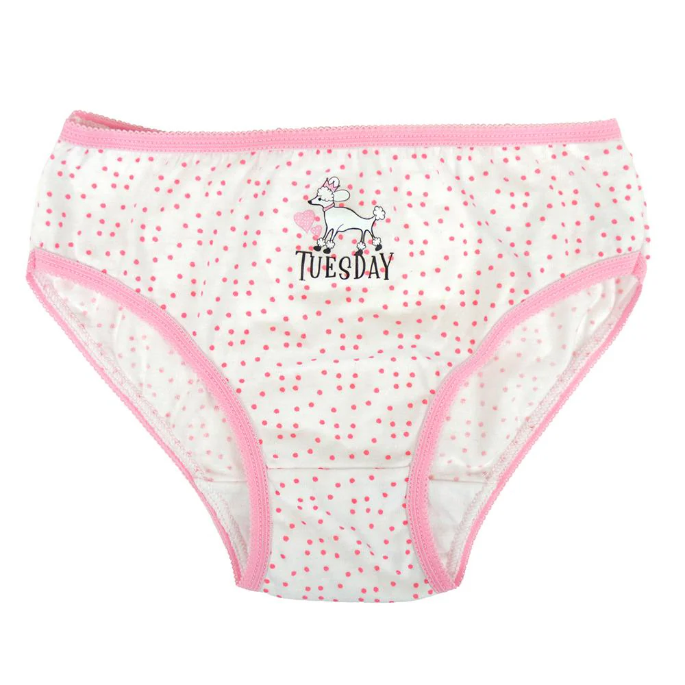 Tom Franks Girls 7 Pack Days of the Week Briefs - Image 3