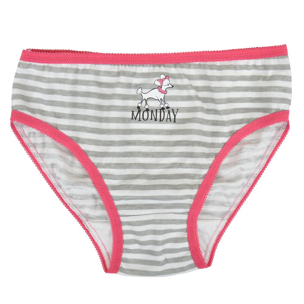 Tom Franks Girls 7 Pack Days of the Week Briefs - Image 9